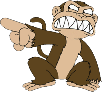 Evil Monkey Hates Negotiations